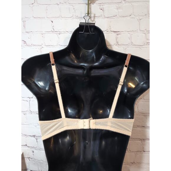 Fraulein Annie Cinnamon Lace And Satin Shelf Bra NWOT 34B Underwire - Picture 7 of 13